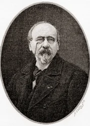 Charles Victor Cherbuliez, z miesięcznika The Century Illustrated, opublikowanego w 1884 r. (drewno)